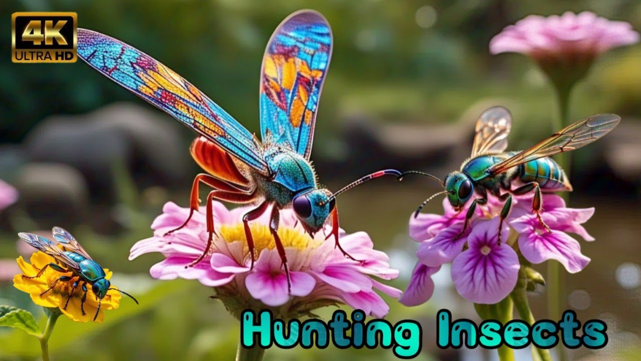 Amazing Insects 4K UHD | Hunting Insects - YouTube