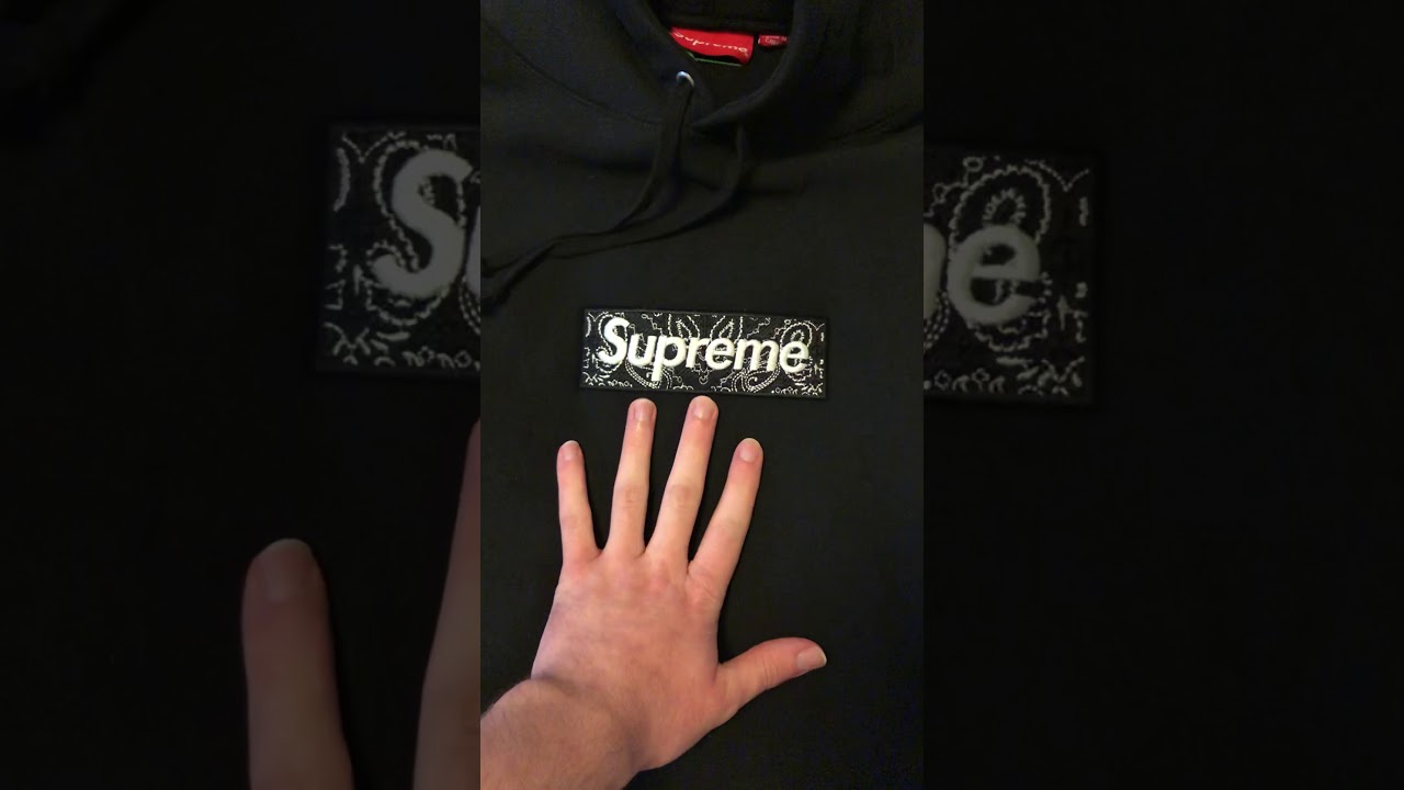 Supreme Bandana Box logo hoodie - YouTube