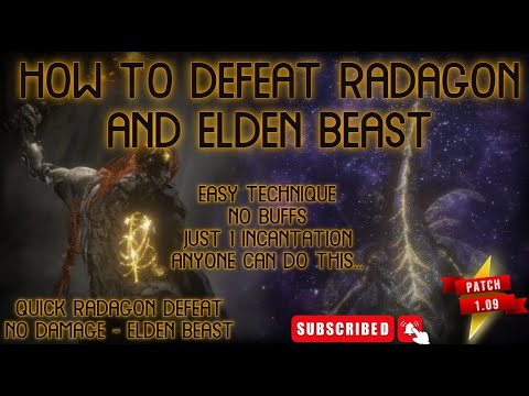 Elden Ring: How to beat Radagon & Elden Beast Patch 1.10 