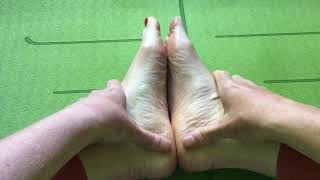 Reflexology self treatment for back, neck and brain