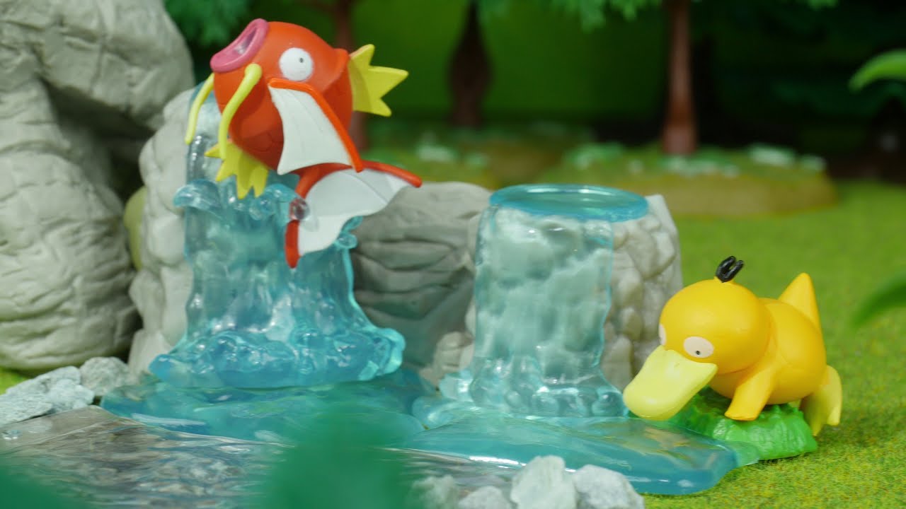 Pokemon Diorama Figure Unboxing No Music Asmr Nature Sounds Youtube