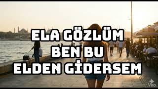 Ela Gözlüm Ben Bu Elden Gidersem Zara - Cover