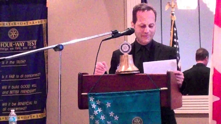 Salina Washington & Dave Caruso roast Troy Rotary ...