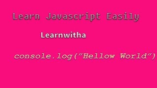 Basic javscript part-4- Learnwitha