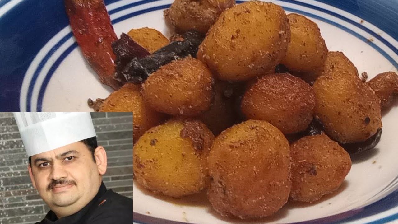 Baby Potato Roast Recreation Recipe of Venkatesh Bhat Perfect