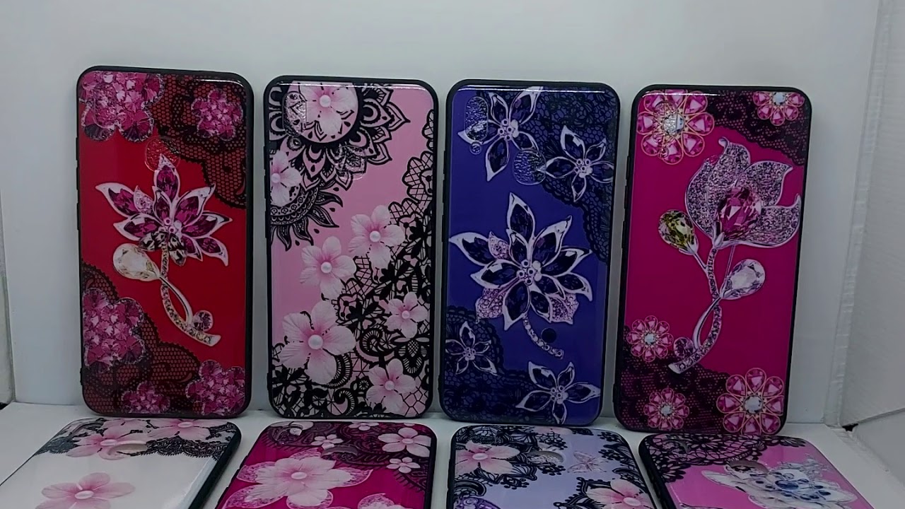 Softcase Seri Bunga  Berkilau Desain  Mewah  YouTube