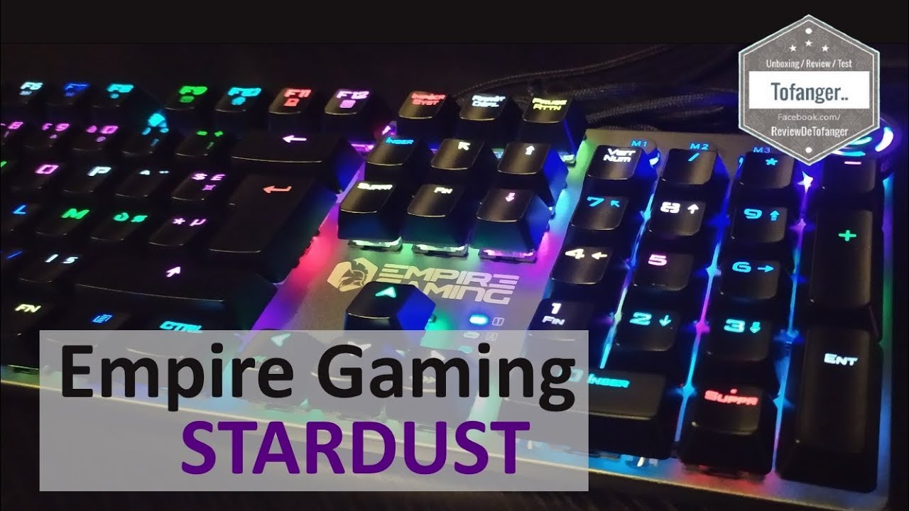 EMPIRE GAMING - STARDUST Gaming Keyboard - Opto Mechanical Keys