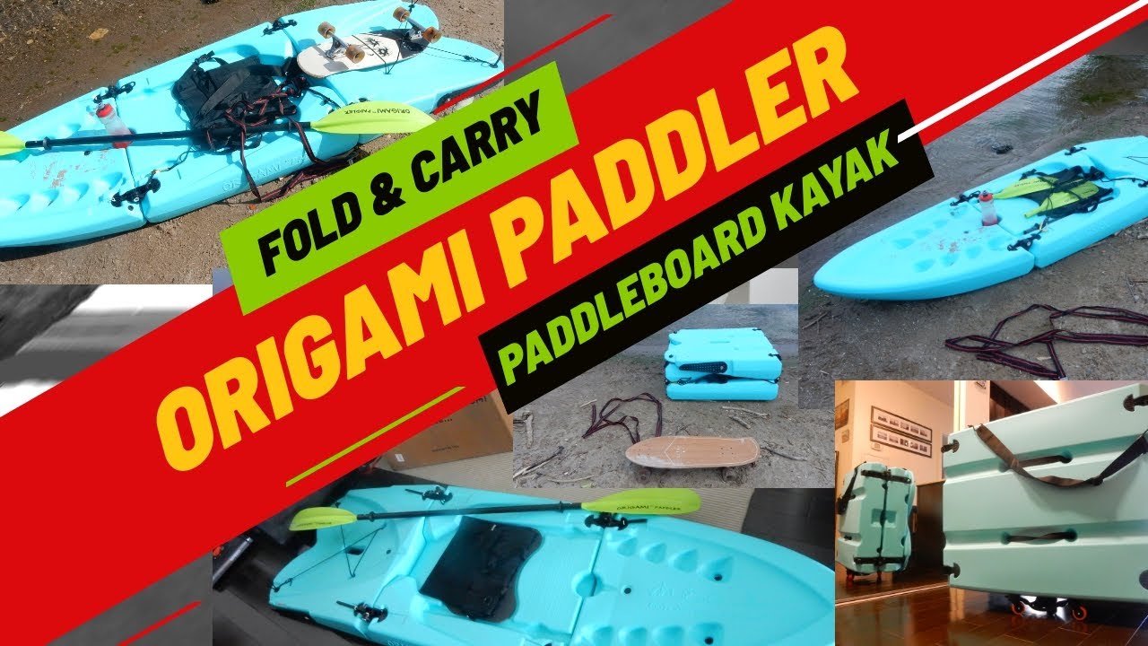 Origami Paddler EASY FOLD & CARRY 2 in 1 Kayak/Paddleboard Setup and Transport Dolly