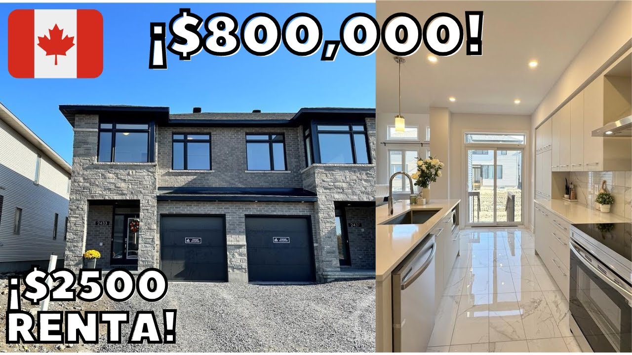 Esta es la casa que puedes comprar en Canadá con 800 mil dólares! - YouTube