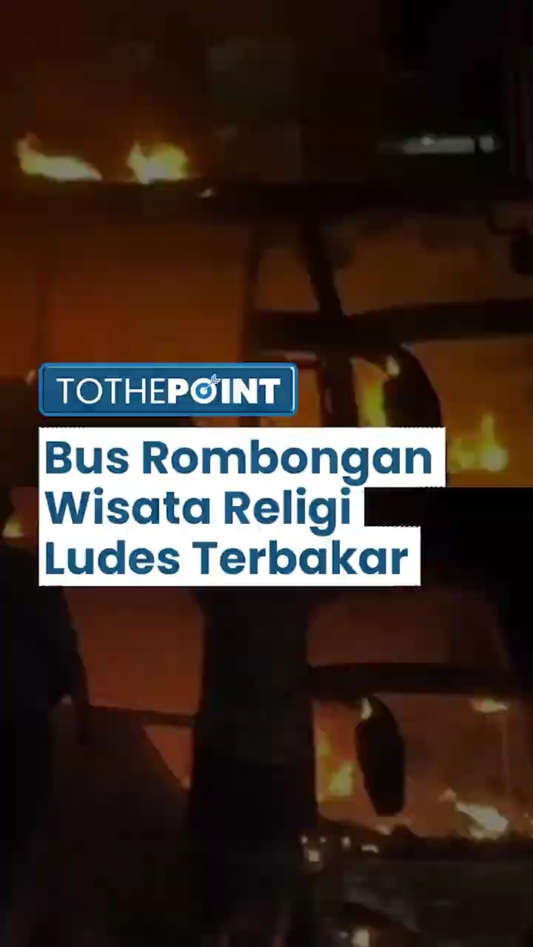 Bus Rombongan Wisata Religi asal Sleman Terbakar di Klaten, Api Cepat Melalap seusai Alami Kendala