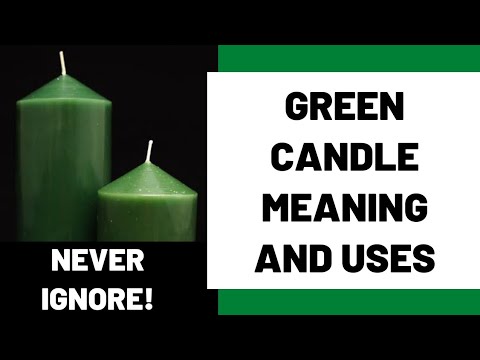 Green Candle Meaning - All you need to know and uses