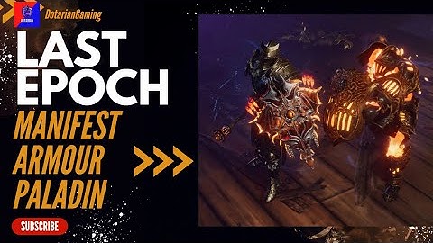 THE BEST WAY TO PLAY FORGE GUARD SKILL MANIFEST ARMOR (it