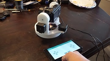 3D Printed Pan Tilt Camera Mount by Isaac879