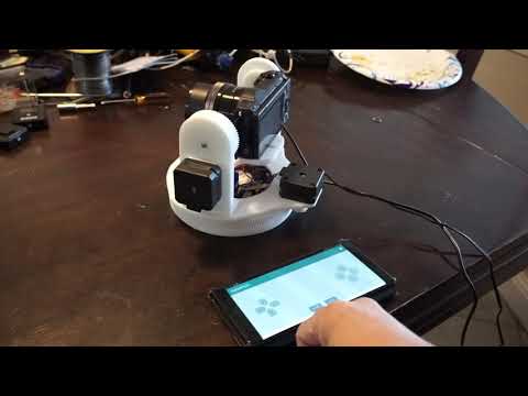 3D Printed Pan Tilt Camera Mount by Isaac879