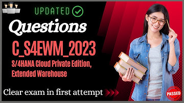 SAP C_S4EWM_2023 Certification Questions and Study Material [Latest]