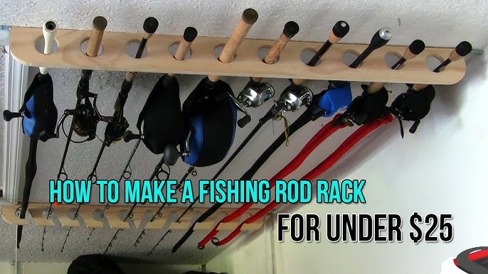 How To Make A Simple, Cheap & EXTREMELY STRONG Fishing Rod Rack That Will  Last Forever!!!! 