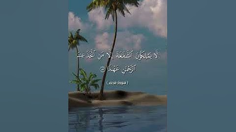 ايات من  سورة مريم   بصوت الشيخ.  ابو انس شمس الدين حفظه الله