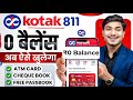 Kotak Mahindra Bank Open Account Zero Balance | Kotak 811 Account Opening Online Zero Balance