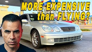 1500 Mile Trip in my LEXUS GS300 with ASTRONOMICAL Gas Prices!