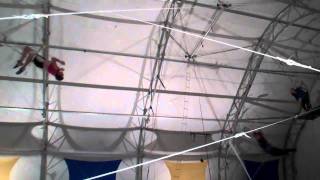 Trapeze - Full-twisting Straight Jump Catch - FAIL