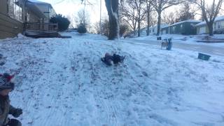 Trashbag sled