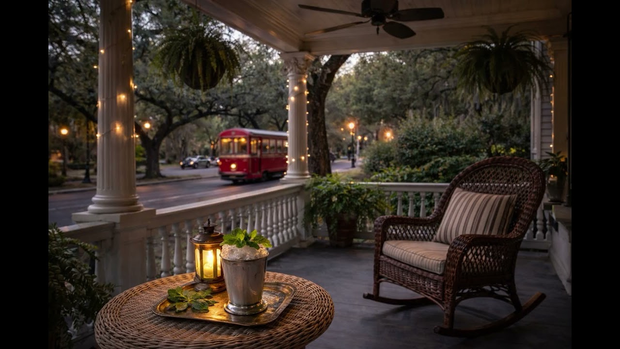 Drinking Juleps on St Charles Avenue While Listening to the Streetcar Rumble Along