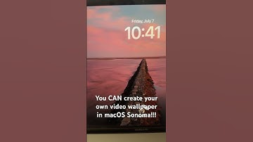 You CAN create your own video wallpapers in macOS Sonoma￼!! #macossonoma #macos #apple