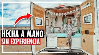 Esta pareja decidió transformar su FURGONETA en CAMPER de forma casera  | Ideas de camperización