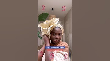 Quick & Beautiful Turban Headwrap Tutorial #turban #ankara #scarf #shorts