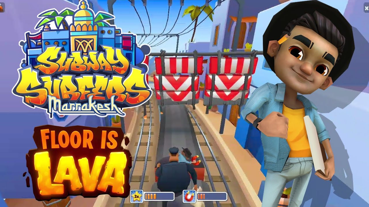 🌙🔥 NO FLOOR CHALLENGE! FLOOR IS LAVA in Subway Surfers Marrakesh Ramadan 2021 😱💥