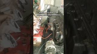 Engine Exhaust line fixing after Maintenance #automobile #engineering #youtubeshorts #viral #shorts