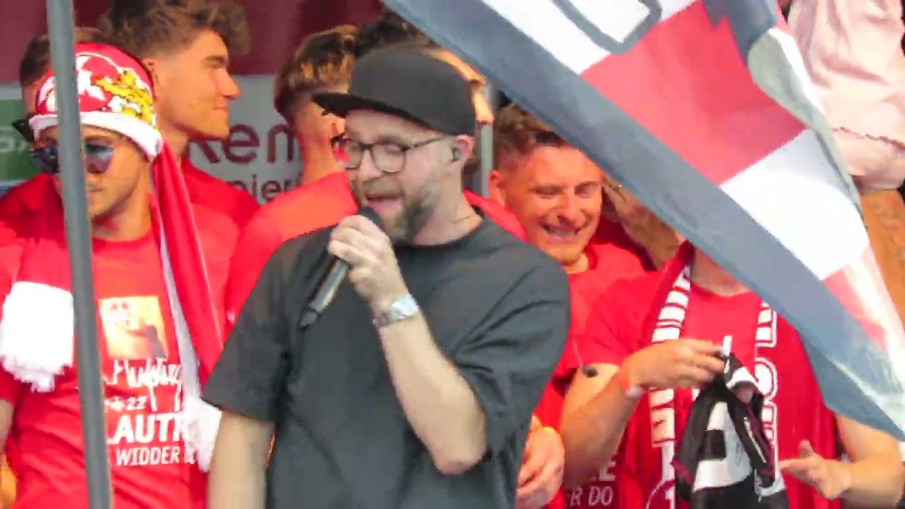 [25.05.22 - Teil 6/9] Komplette Aufstiegsfeier des 1. F. C. KAISERSLAUTERN mit Mark Forster