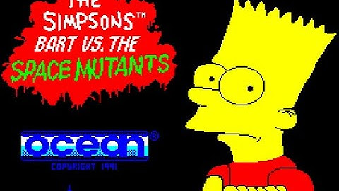 ZX Spectrum Longplay [186] Bart vs the Space Mutants (EU)