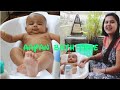 New Born Baby Bath in Tub || Aayan