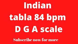 Tabla Loop 84 Bpm D G A scale