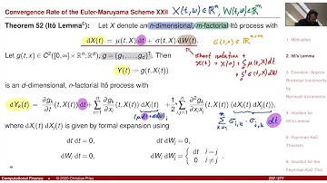 Lecture Computational Finance / Numerical Methods 14-01: Itô Lemma and Feynman-Kač Theorem