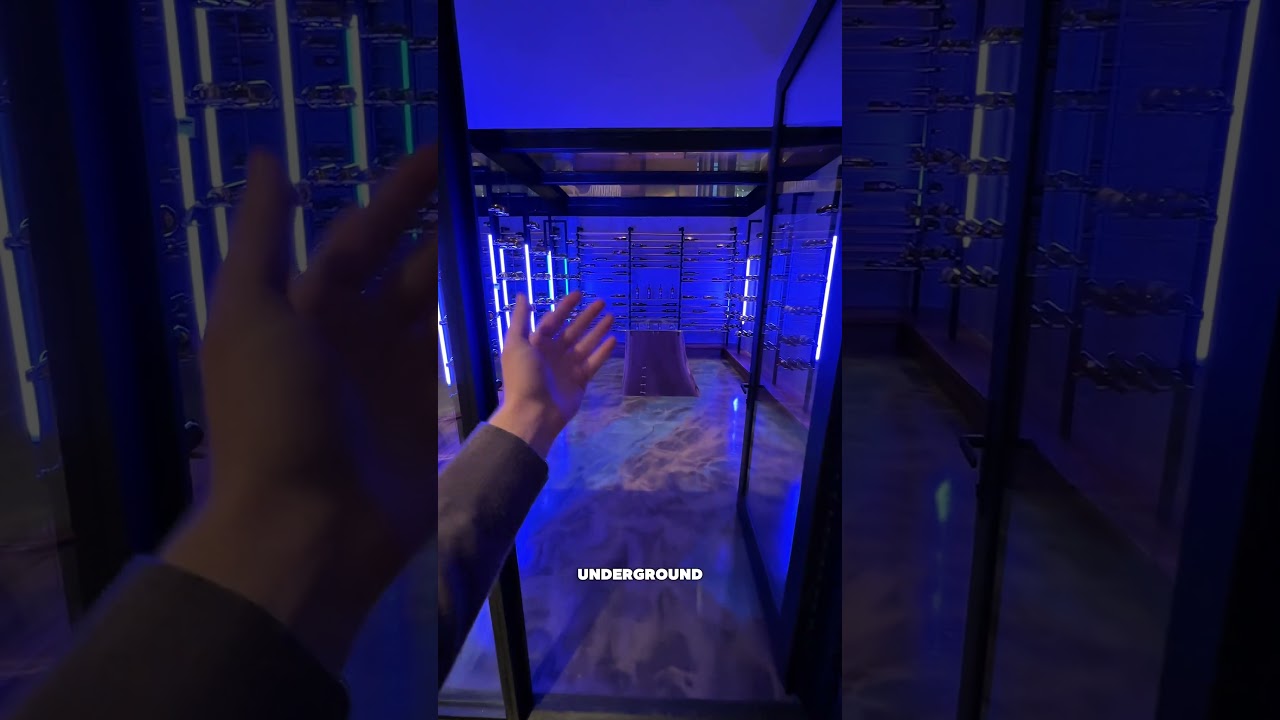 Подземный винный погреб на 2000 бутылок!