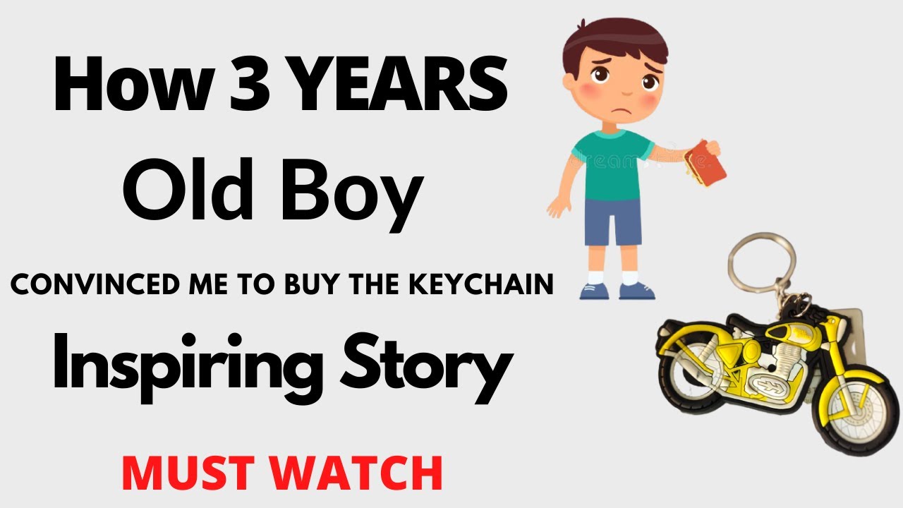 How 3 years old boy sold the keychain to me | Motivation Story