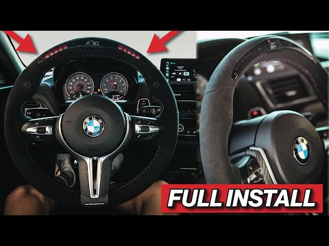 BMW M PERFORMANCE DIGITAL RACE DISPLAY STEERING WHEEL - F87 M2 INSTALL