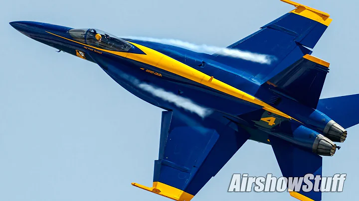 Blue Angels 2022 - Five Ship Practice and Fat Albe...