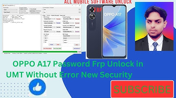 OPPO A17 Frp umt dongle  12,13,14 ✅ YouTube update problem ✅ oppo Google account bypass pattern 2025