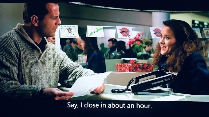 Die Hard 2 John McLane just the fax maam just the ...