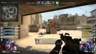 EliGE Negev Double Kill - Team Liquid vs Luminosity MLG CS:GO Major Championship: Columbus Semifinal