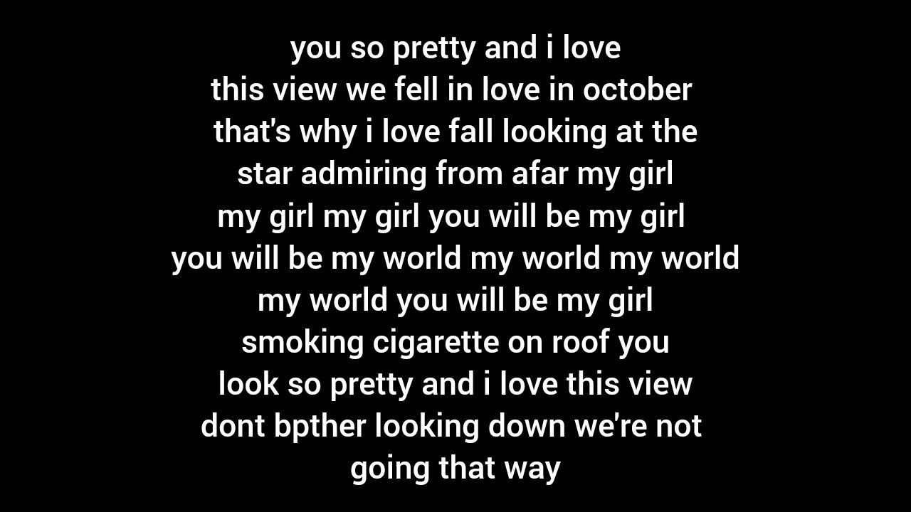 we fell in love in october girl in red ( lyrics ) YouTube