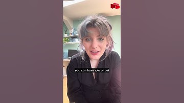 Adding c/o to your mailing address in Germany