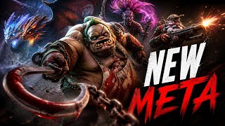 DOTA 2 NEW META - Pro PUDGE blind hooks Prophetic HOOKS -- DISCONNECTED