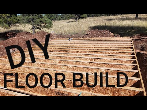 Framing The Floor For Our DIY Cabin I Joist Floor Framing