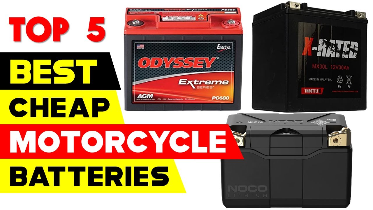 Top 5 Best Cheap Motorcycle Batteries Reviews for 2024 YouTube