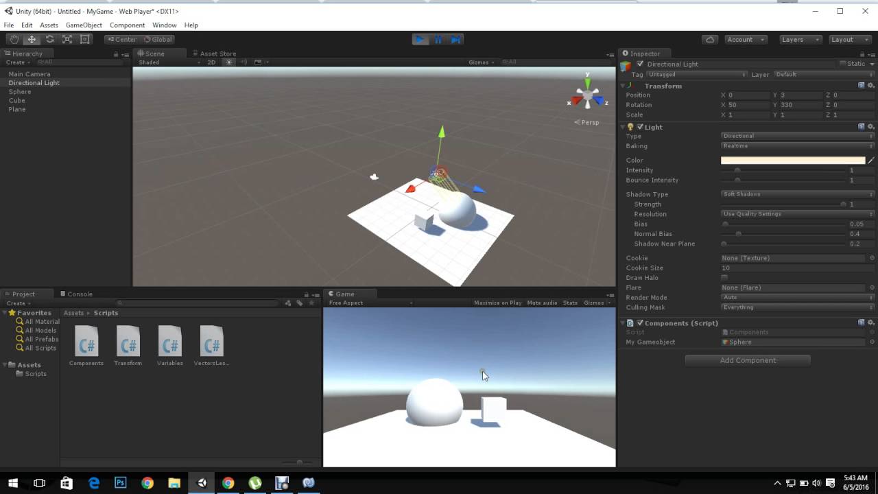 Unity3D C Programming Tutorial 20 Input Class, how to use it to