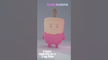 Cute Ice cream animation! #animation #blender #art #artist #creative #design #asmr #fyp #food #fun